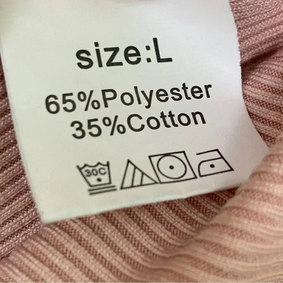 Romwe Crop Turtleneck  Top - Picture 4 of 5